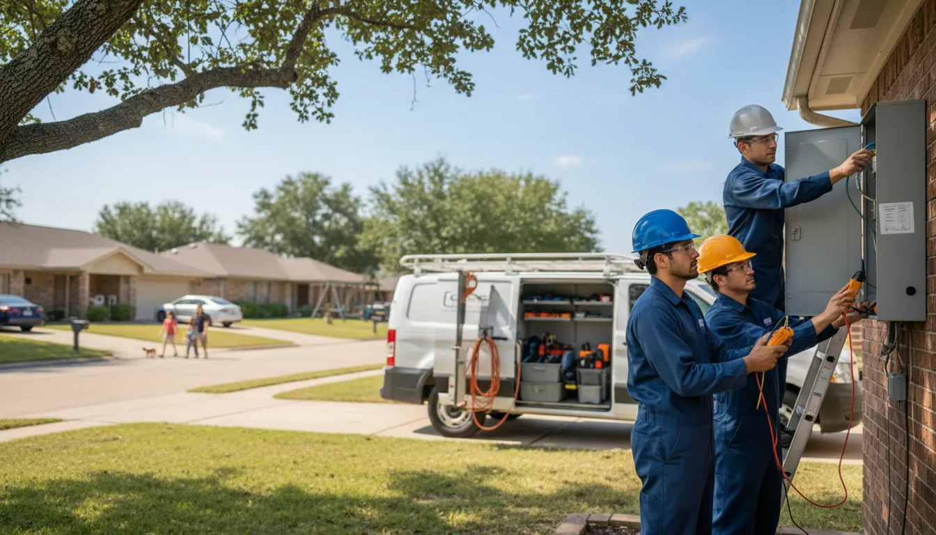 Certified electrician providing emergency electrical services in Creighton, NE